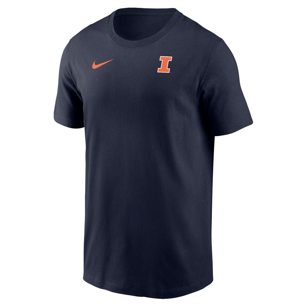 Illinois Fighting Illini Men's Team Issued T-Shirt