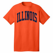 Illinois Fighting Illini New Jumbo Orange/ Navy Arch Tee
