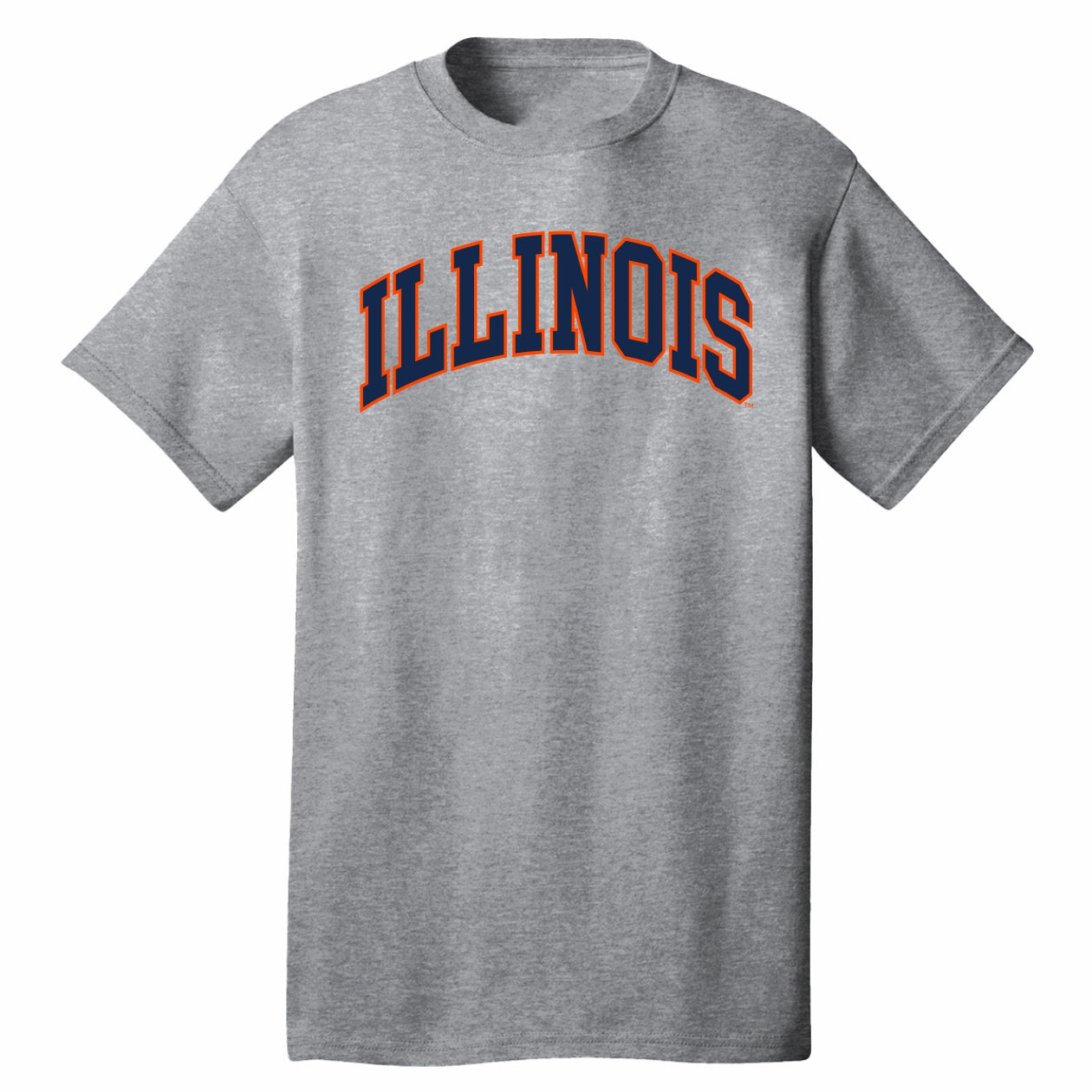 Illinois Fighting Illini 2 Color Arch T-Shirt