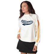 Fighting Illini Women's Chicka-D Varsity Mock Neck Crew