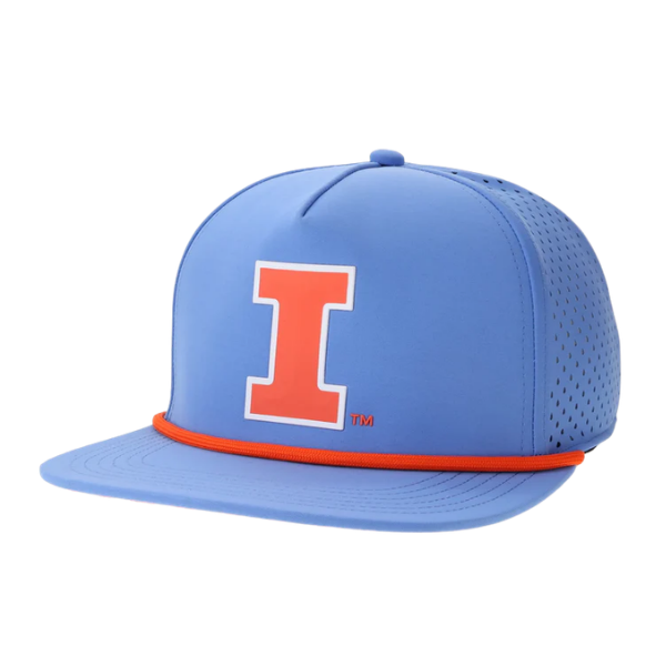 Illinois Legacy Powder Blue Rope Hat