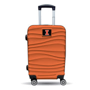 Illinois Fighting Illini Blitz 21" Hard Shell Carry On Luggage - Orange