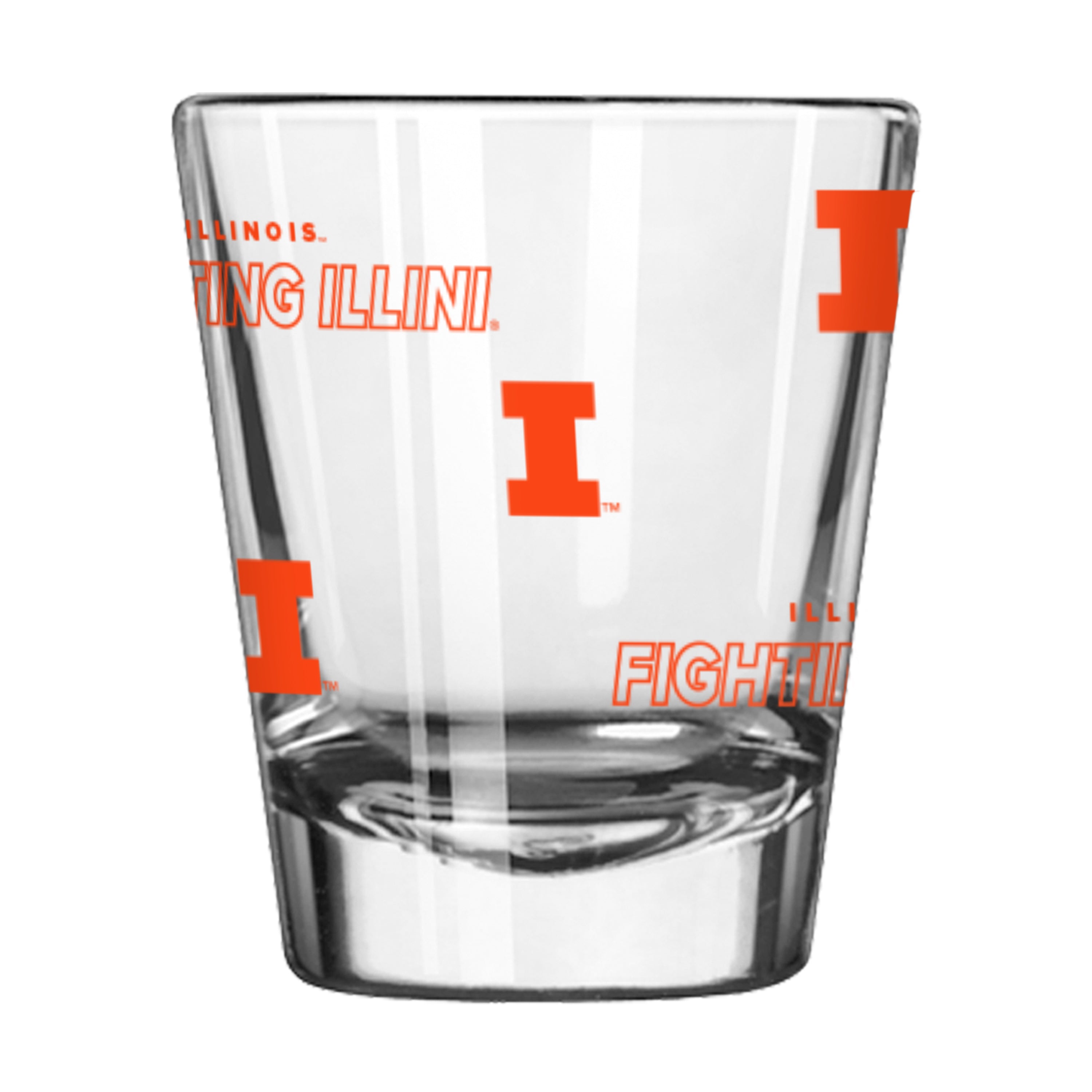 Illinois Fighting Illini Step and Repeat Shot Glass