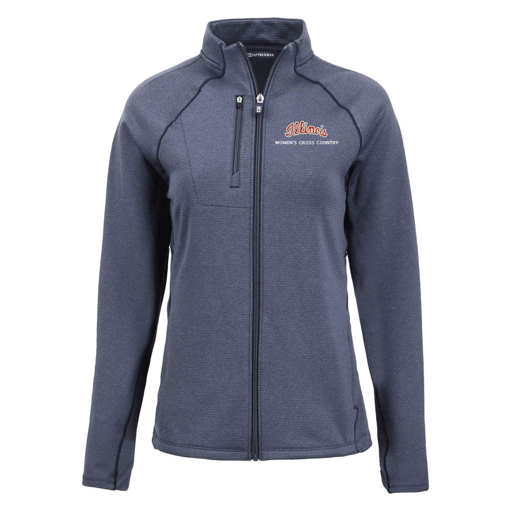 Illinois Fighting Illini Women's Cross Country Ladies Peshastin Full-Zip Jacket