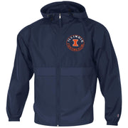 Illinois Fighting Illini Men's Packable Full-Zip Jacket