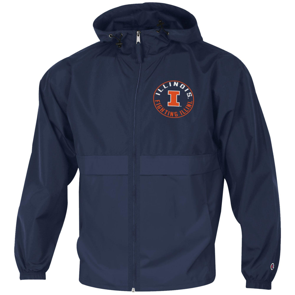 Illinois Fighting Illini Men's Packable Full-Zip Jacket