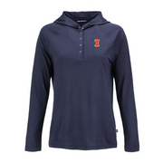 Illinois Fighting Illini Women's Coastline Hooded Shirt