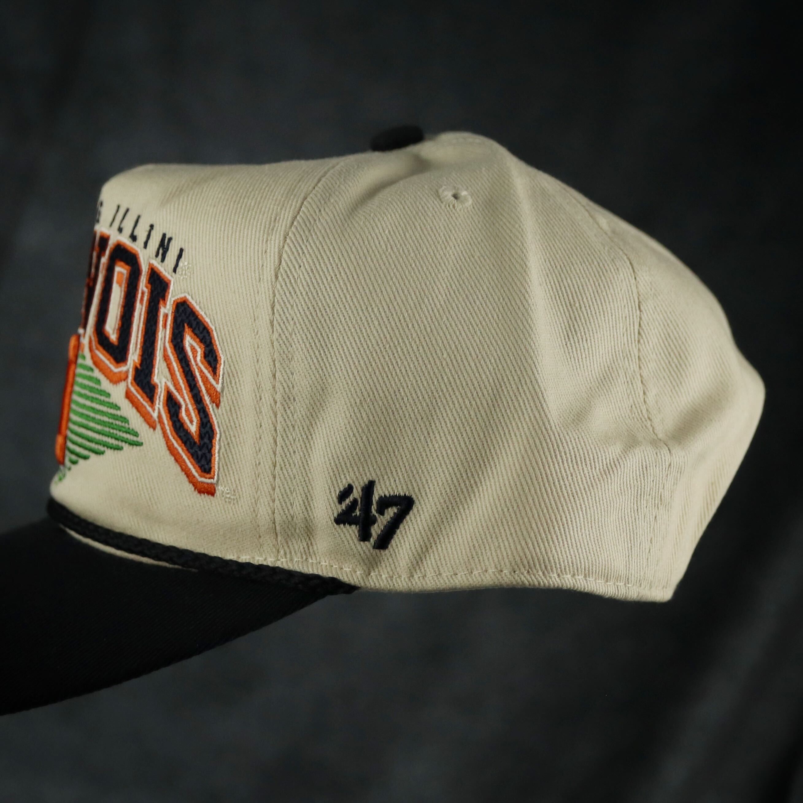 Illinois Hat Vintage '47 Black/Tan