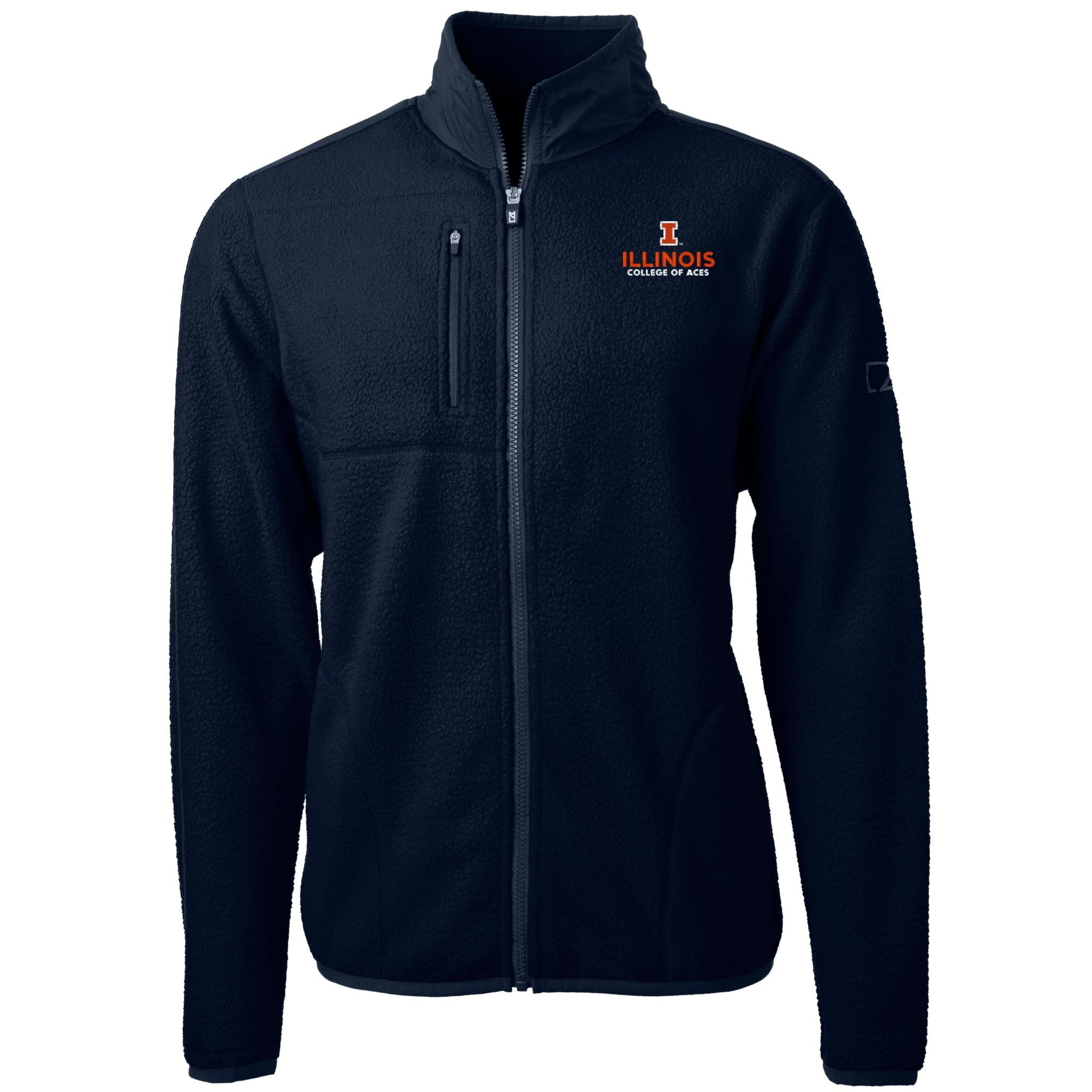 Illinois Fighting Illini Men's Cascade Full-Zip Fleece ACES
