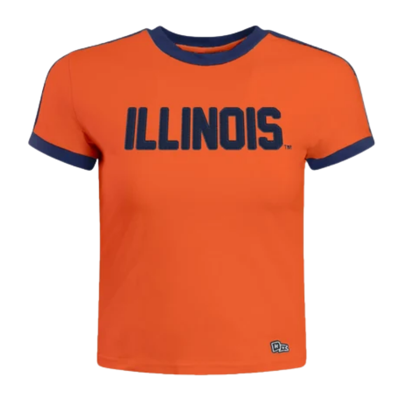 Illinois Fighting Illini Women's Goalie Baby Tee
