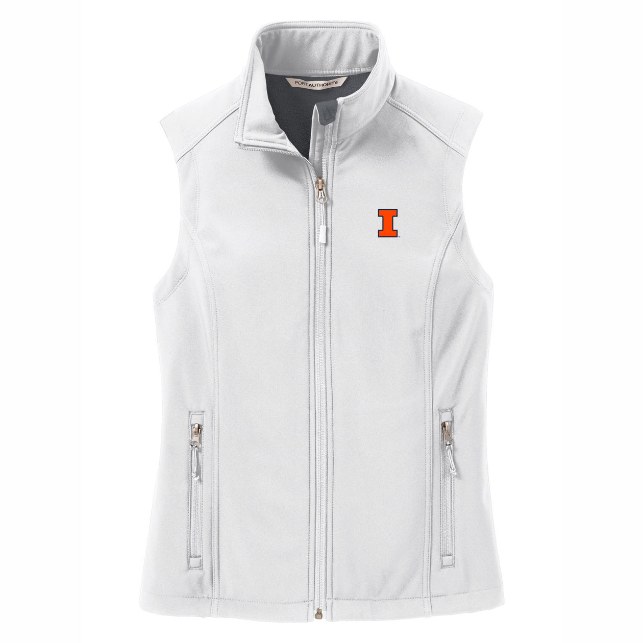 Illinois Vest Women's White Full-Zip
