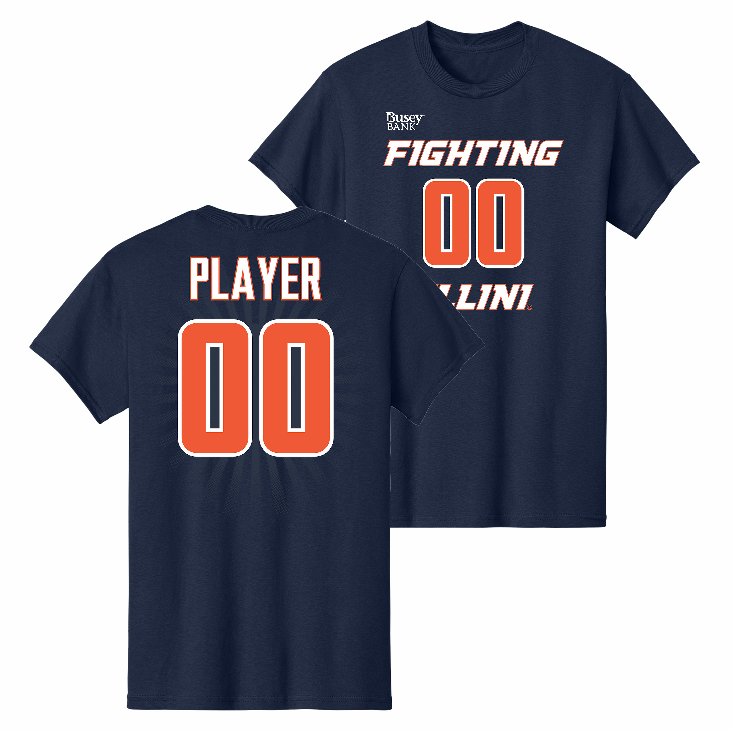 Illinois Fighting Illini NIL Women's Basketball Shirsey Navy
