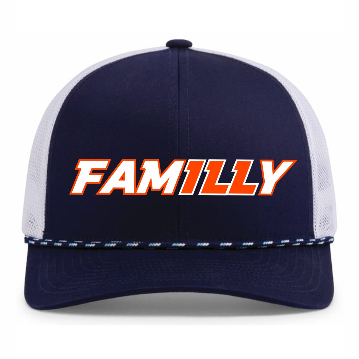 Illinois Hat FamILLy Navy/White Snapback