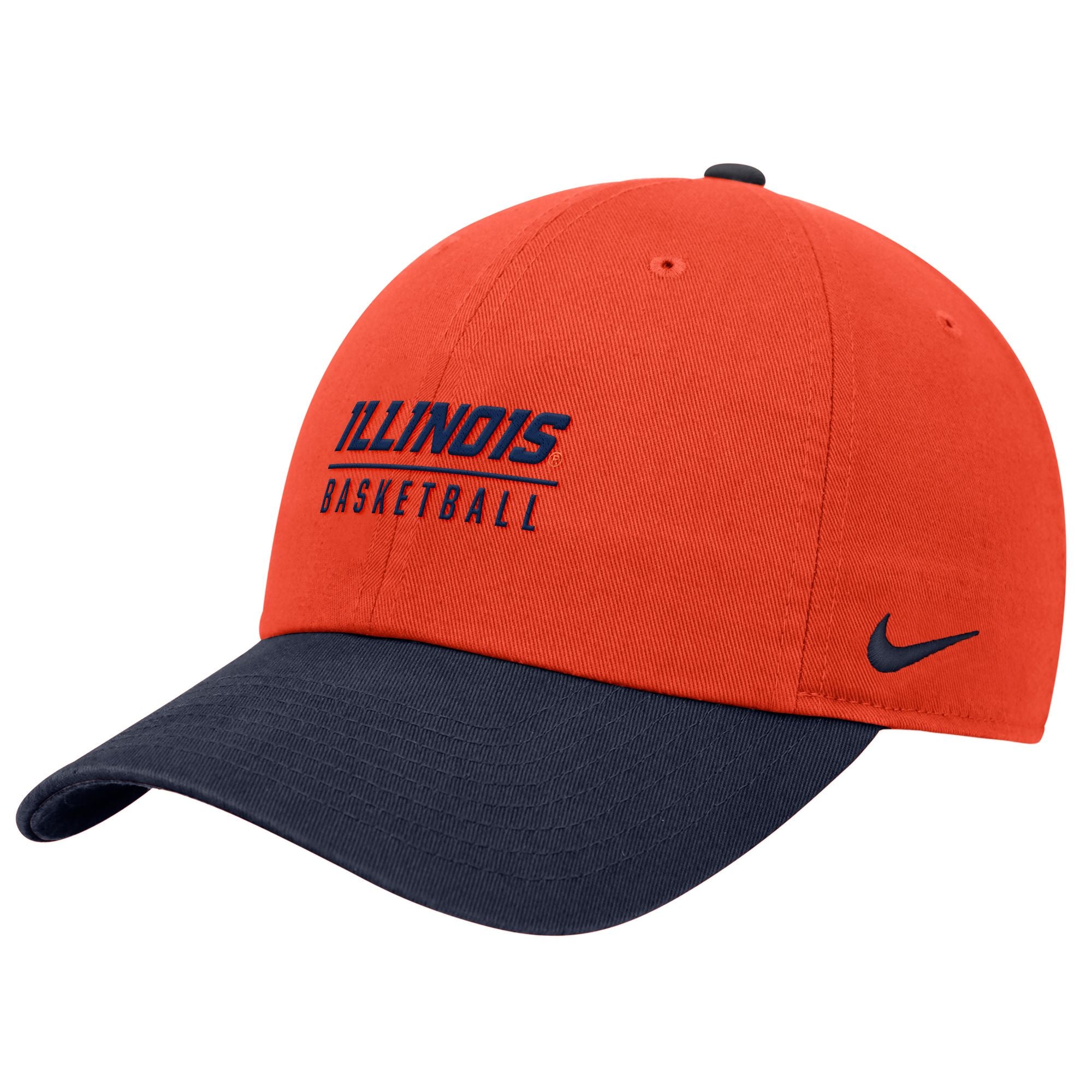 Illinois Basketball Orange/Blue Nike Club Hat