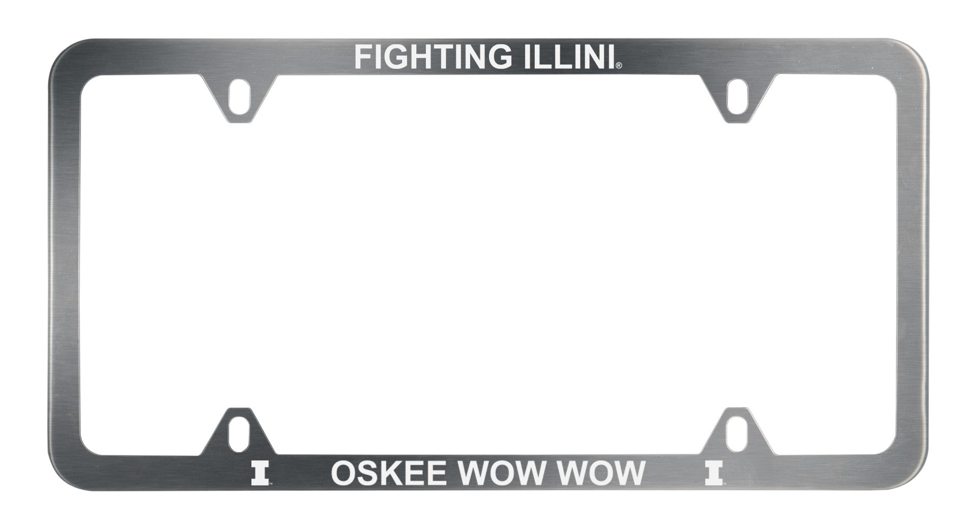 Illinois Oskee Wow Wow License Plate Frame