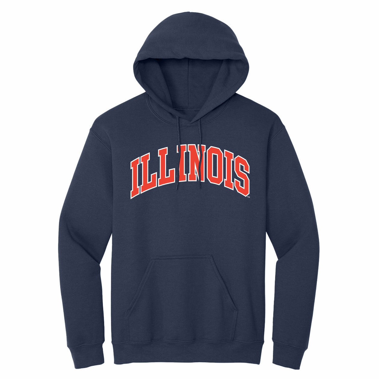 Illinois Fighting Illini 2-Color Arch Hoodie