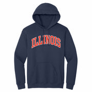 Illinois Fighting Illini 2-Color Arch Hoodie
