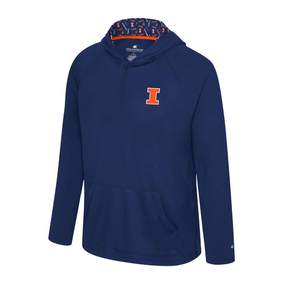 Illinois Fighting Illini Men's Perpetuity Quarter-Zip Windshirt