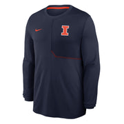 Illinois Long-Sleeve Shirt Nike Navy Coach