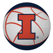 Illinois Fighting Illini Official Size Rubber Basketball