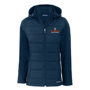 Illinois Fighting Illini Women's Evoke Hybrid Hooded Jacket Grainger