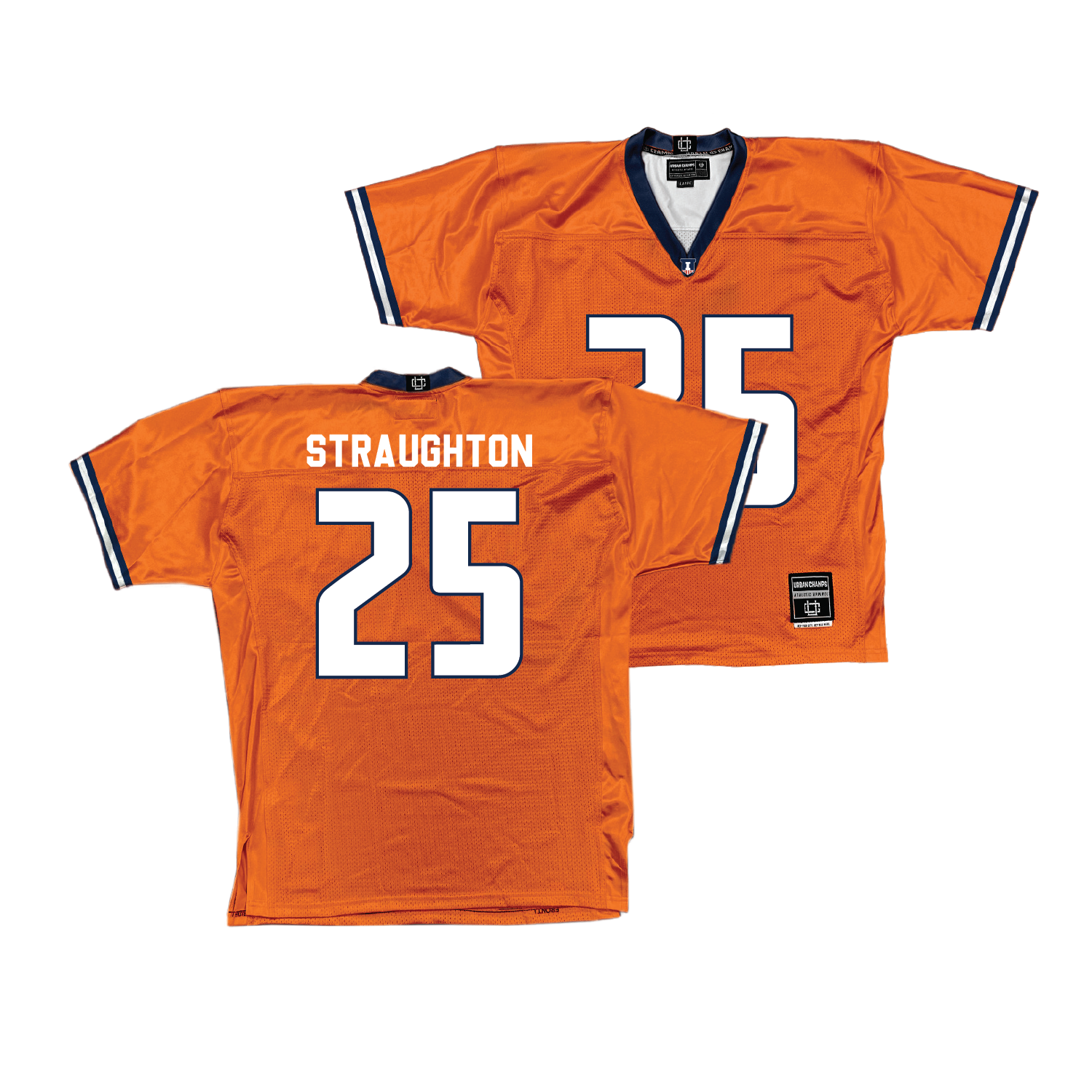 Illinois Fighting Illini NIL Football Jersey Des Straughton #25