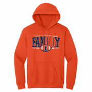Illinois Football Orange FamILLy Hoodie