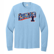 Illinois Shirt Long-Sleeve Light Blue Postcard