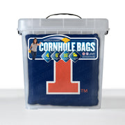 Illinois Cornhole Bag Set Navy