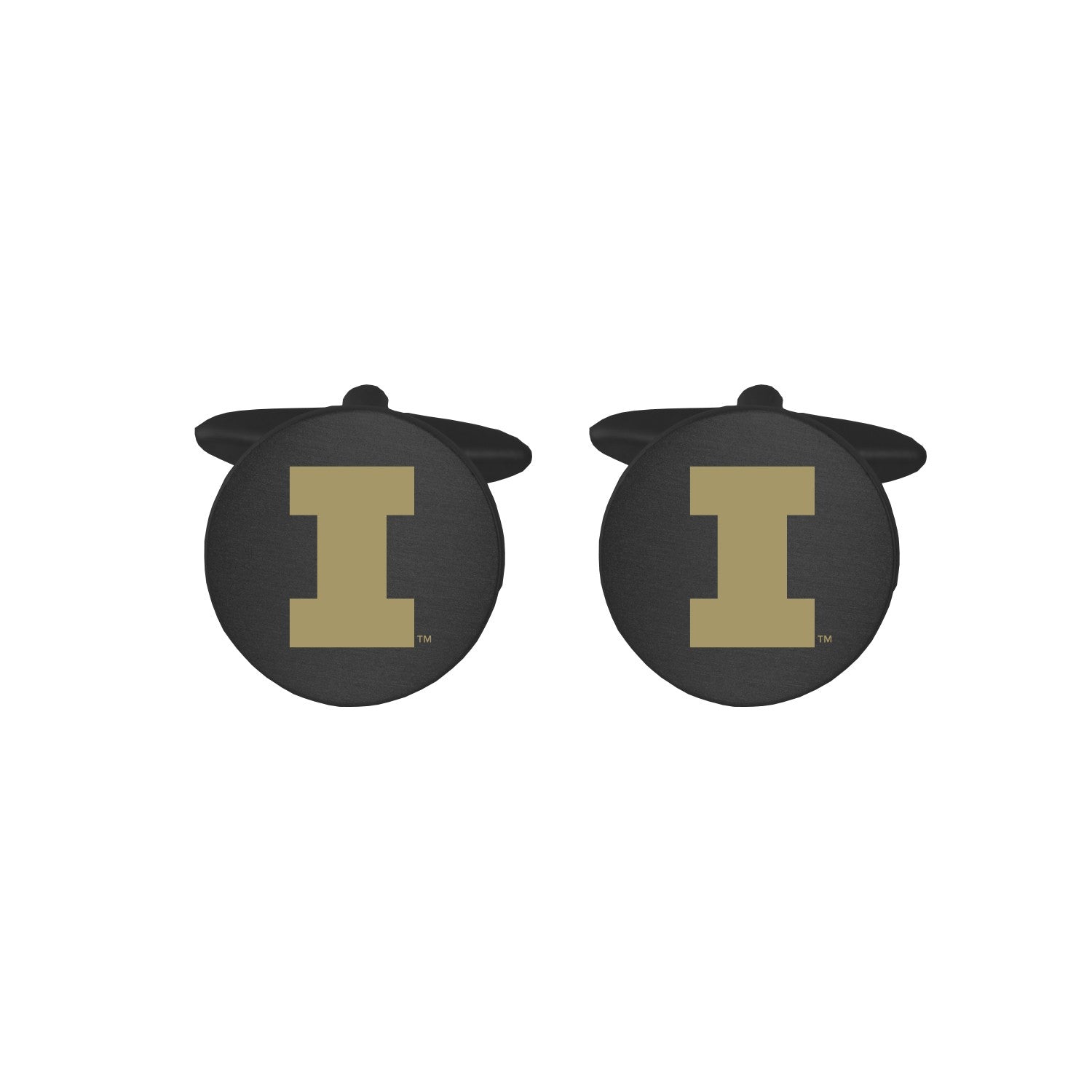 Illinois Cufflinks Black/Gold