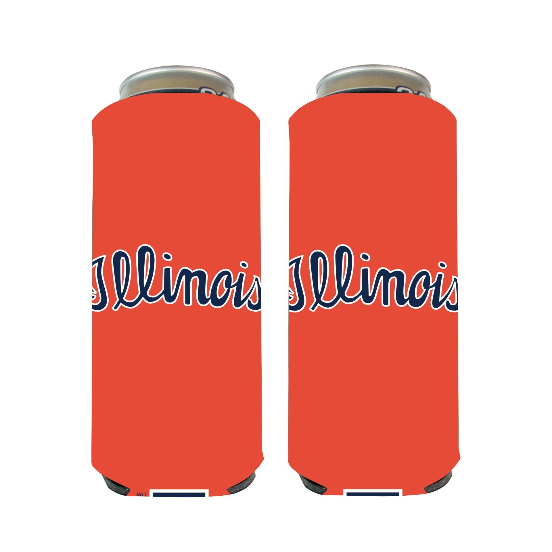 Illinois Fighting Illini Orange Script Koozie