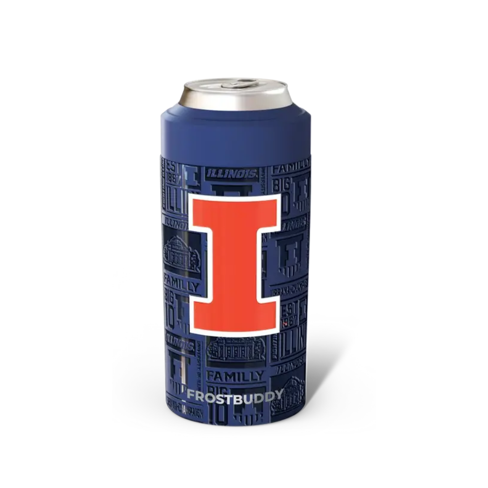 Fighting Illini Navy Block I Tonal Universal Buddy