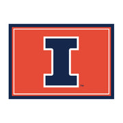 University of Illinois 4x6 Spirit Rug