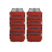 Illinois Koozie 16oz Orange Print