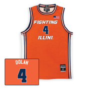 Illinois Fighting Illini NIL Basketball Jersey Youth #4 Gretchen Dolan