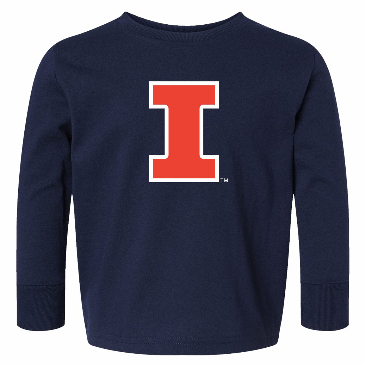 Illinois Fighting Illini Toddler Block I Long Sleeve