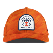 Illinois Basketball Hat Orange Camo Branded Bills