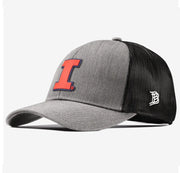 Illinois Fighting Illini Branded Bills Stretch Snapback Trucker Hat