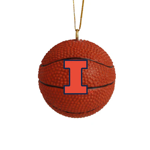 Fighting Illini Basketball Ornament