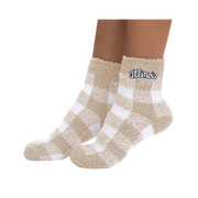 Illinois Fighting Illini Plaid Fuzzy Socks