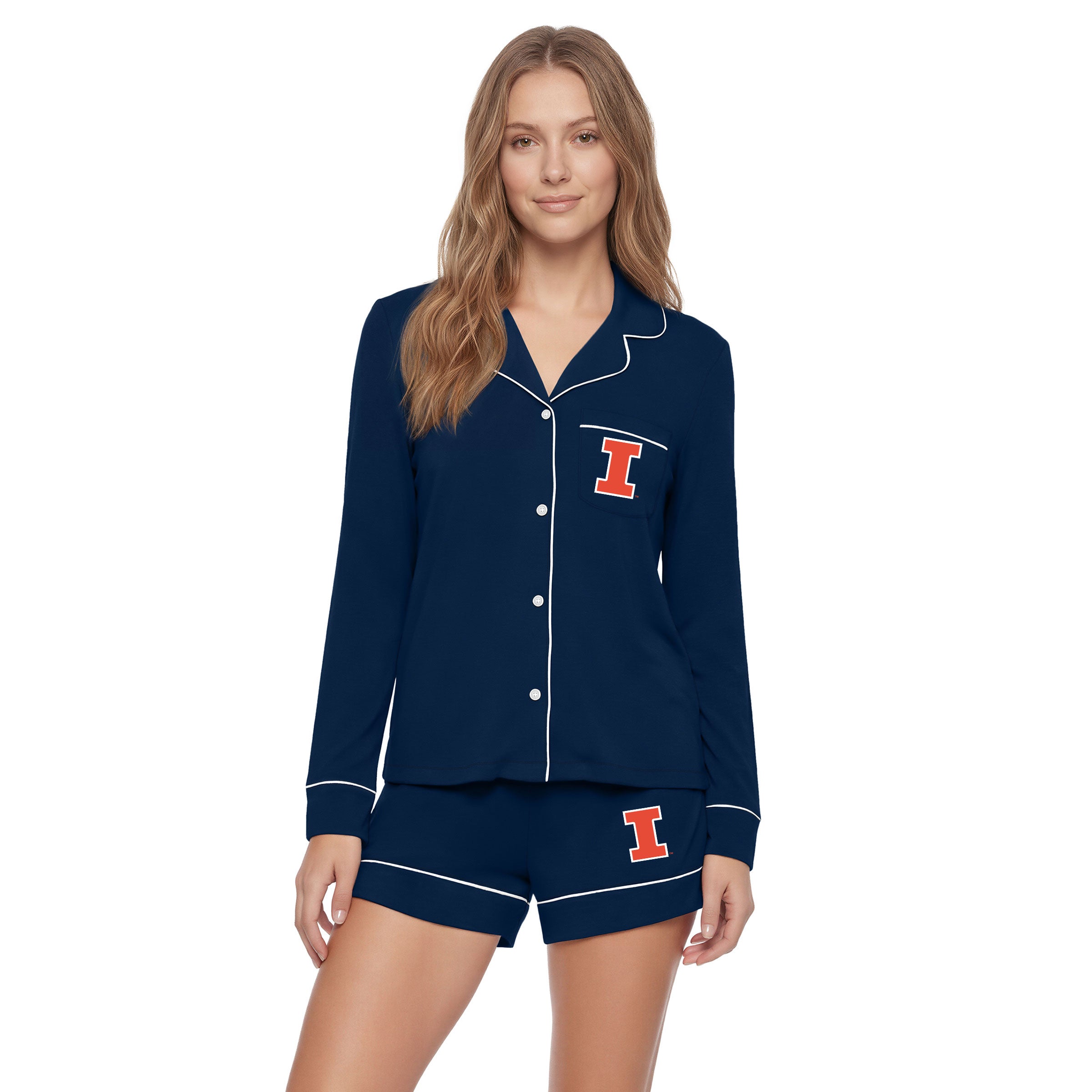 Illinois Fighting Illini Women's Medley Rye Long Sleeve Top