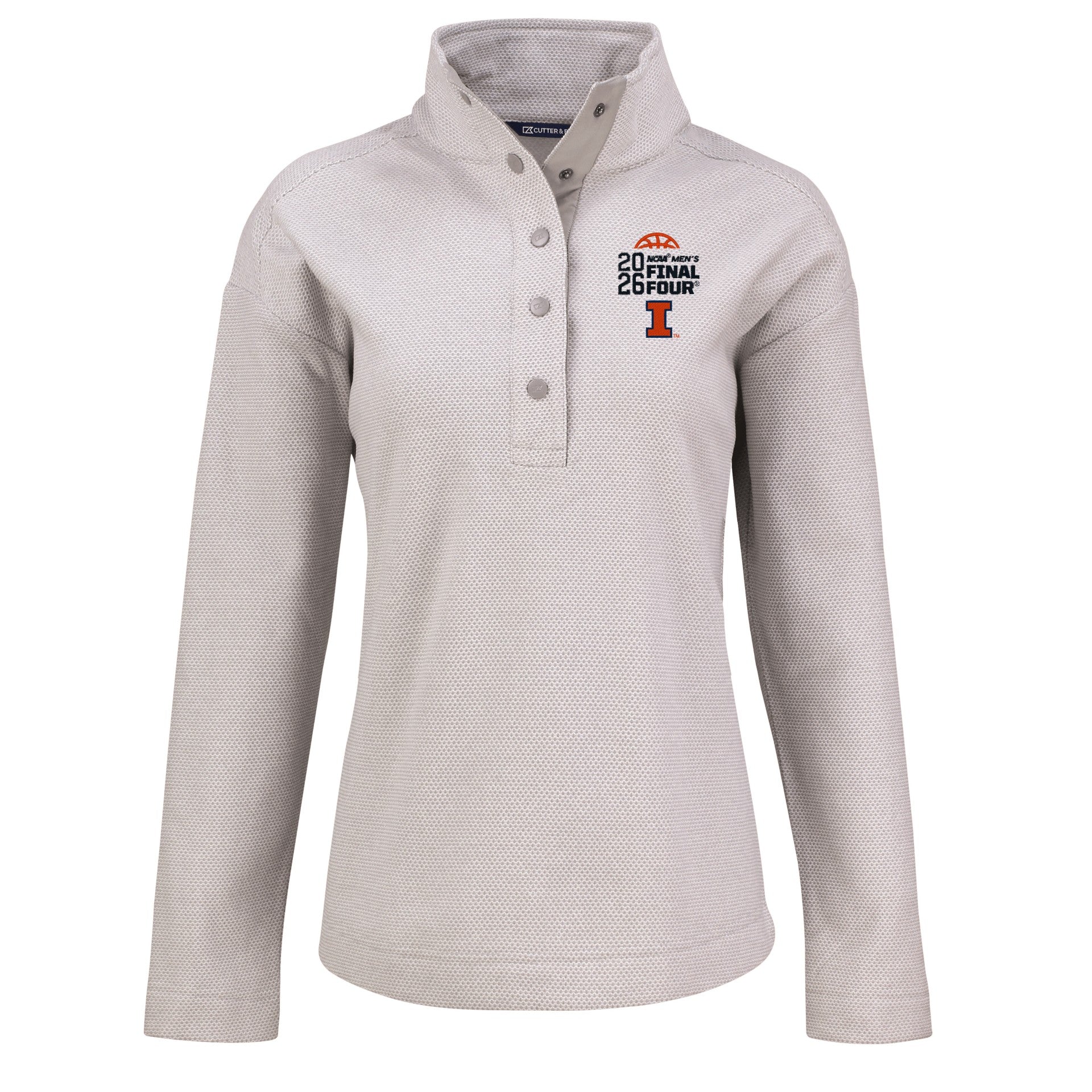 Illinois Fighting Illini Final Four Women's Hunts Point Quarter-Snap Pullover