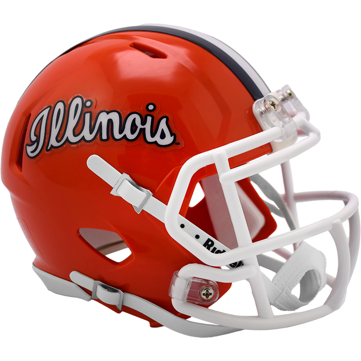 Illinois Football Mini Script Helmet