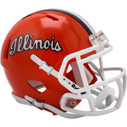 Illinois Football Mini Script Helmet