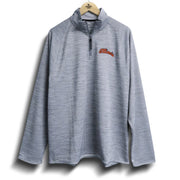Illinois Quarter-Zip Men's Tommy Bahama Grey Textured Script