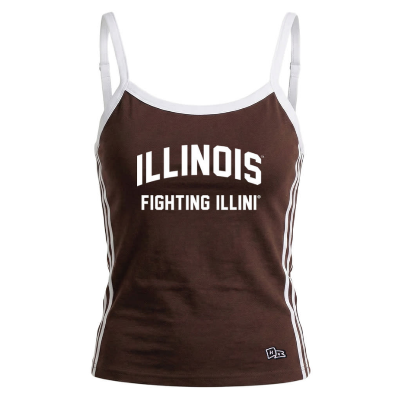 Illinois Fighting Illini Women's Sideline Stripes Tank