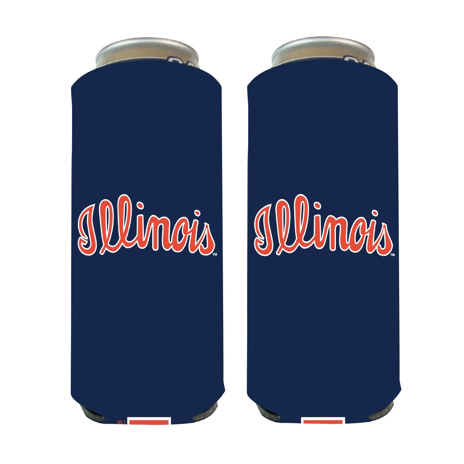 Illinois Koozie 24oz Navy Script