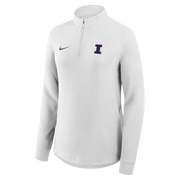 Illinois Fighting Illini Women's Nike Dri-Fit Victory Quarter-Zip White