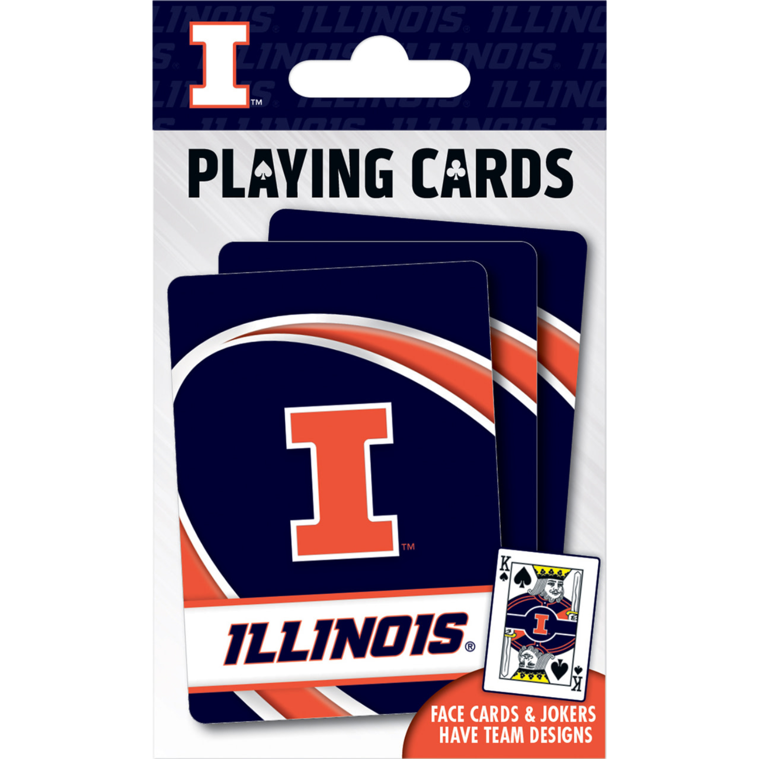 Illinois Fighting Illini Playing Card Set