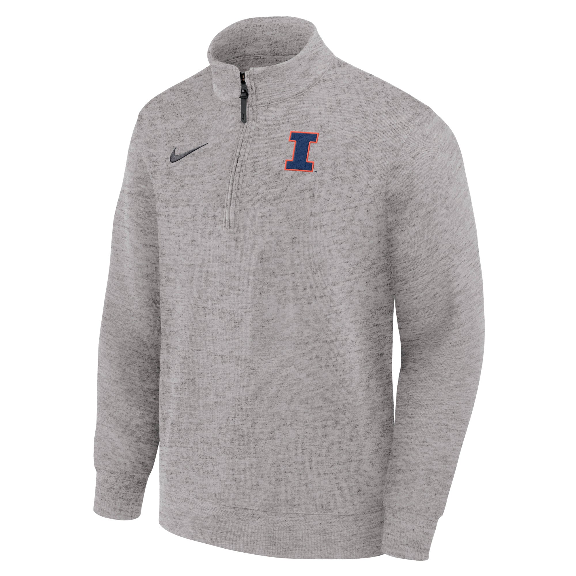 Illinois Quarter-Zip Men's Nike Grey Fleece